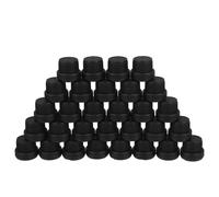 TIKODIDA 30Pcs Essential Oil Bottle Caps 18Mm Thread Large Head Anti-Theft Sealing Lids Replacement for 5-100Ml Bottles Suitable for Aromatherapy and Perfume Containers