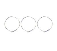 TIKODIDA 3pcs Pipa Strings Chinese Lute Accessories Metal Excellent Sound Quality Great Performance for Lute Practice