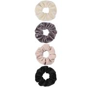 TIKODIDA 4 Pcs Hair Ties Elastic Ponytail Holders Supple Fabric Large Scrunchies Design Women Hair Accessories for Different Occasions