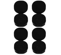 TIKODIDA 4pcs Cleaning Brush Box Makeup Brush Cleaning Tool Sponge Portable Plastic round Case for Women Female Friends Travel Home