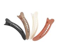 TIKODIDA 4pcs Flat Hair Clips for Women Duckbilled Plastic Hair Decorations Stylish Simplicity Firm Grip for Everyday Use