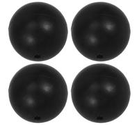 TIKODIDA 4pcs Rubber Drumstick Heads Percussion Instrument Drumsticks Parts Light and Portable Safe Use Black for School Marching Band Teaching Beginners and Intermediate Players