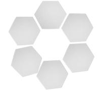 TIKODIDA 6pcs Polyester Fiber Soundproofing Board Panels Sound Absorption Noise Reduction Self-adhesive Acoustic Mats for Home Recording Studios and Small Rooms