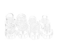 TIKODIDA 8pcs Mini Oxygen Bubble Facial Machine Replacement Tips, Plastic Water Oxygen Facial Machine Parts for Skin Cleansing and Beauty Instrument Accessories