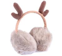 TIKODIDA Antler Earmuff Flexible Earmuff Lovely Plush Fabric Not Easy to Shed Not Tight Winter Christmas