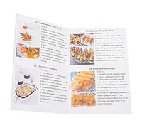 TIKODIDA Assorted Color Paper Air Fryer Recipe Book Lightweight Portable Cooking Guide with Air Fryer Recipes for Home Kitchen Use