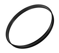 TIKODIDA Black 16 Inch Iron Drum Ring Drum Hoop Clamp Stylish Modern Design Versatile Use for Band Performances and Personal Practice