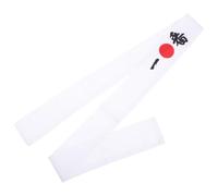 TIKODIDA Breathable Japanese Chef Headband Made of Cotton with Adjustable Fit Suitable for Different Head Shapes, for Face Washing and Doing Sports, Stylish White Karate Accessory