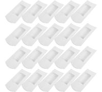 TIKODIDA Candy Pillow Boxes 50Pcs White Paper 16X7.8X2.5Cm with Window Suitable for Bakery, Jewelry Display and Party Favour Packaging