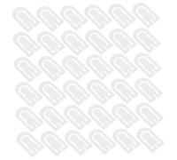 TIKODIDA Clothing Clips Plastic for Tightening Clothes 100pcs White Reusable Shirt Clip Made of Safe Ps Material Sturdy Clothes Fixing for Shirt Organisation and Back Packing