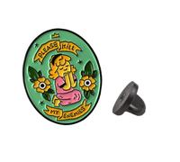 TIKODIDA Creative Cartoon Collar Brooch Alloy Clothes Brooch Adorable Fashionable Clothes Decoration Convenient to Wear Suitable for Anniversary Celebration Praying Girl Shape