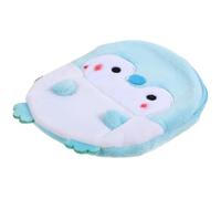 TIKODIDA Cute Penguin Plush Purse Lightweight Portable Coin Purse for Outdoors Blue Small Change Wallet for Boys and Girls and Adults
