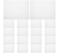 TIKODIDA Disposable Tattoo and Table Covers and Nail Table Mats White 20 Sheets Wood Pulp Material Waterproof Disposable Cleaning Pads Reducing Cross-contamination for Tattooing