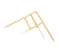 TIKODIDA Eyebrow Measurement Tool Stainless Steel Golden Ratio Ruler with Sliding Positioning for Microblading and Tattooing in Gold Suitable for Professional Brow Shaping