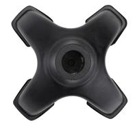 TIKODIDA Four-Legged Walking Stick Feet Pad Black Rubber Protector for Concrete Gravel Road Outdoor Use Odour-Free Sturdy Chair Leg Cover
