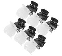 TIKODIDA Hair Curler Hot Roller Claw Clips 12 Pcs Plastic Sectioning Clips Easy Carry for Women and Salon or Travel Use