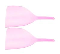 TIKODIDA Hairdressing Face Baffles 2Pcs Pink Hair Salon Facial Shields Handle for Long-Term Use in Barber and Beauty Salons