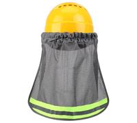 TIKODIDA Hard Hat Neck Shade with Breathable Mesh and Reflective Material Lightweight Sun Visor for Outdoor Labourers