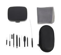 TIKODIDA Hearing Aid Cleaning Kit with Cleaning Brush Tools and Portable Pouch 12 Pieces for Hearing Amplifier Care and Ear Wax Removal on the Go