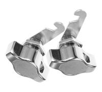 TIKODIDA Heavy Duty Security Drawer Lock 2Pcs Metal Cam Cabinet Lock No Keys for Wardrobe Home Office Storage