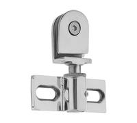 TIKODIDA Heavy Duty Shower Door Pivot Hinges Glass Clamp Hardware for Bathroom Shower Doors with Replacement Kit and Rubber Sleeves