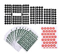 TIKODIDA Home Bingo Game Set, Number Card Bingo Game Set, Portable Plastic Paper Material, Perfect for Gatherings and Social Events, 1 Set
