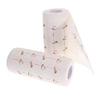TIKODIDA Kitchen Paper Towels with 55 Sheets Each, Printed with Beautiful Patterns 2 Rolls Made from Wood Pulp Convenient to Use and Reliable Cleaning Effect for Kitchen Cleaning Supplies