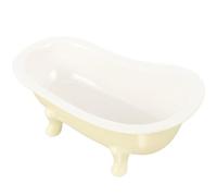 TIKODIDA Matte Yellow Ceramic Succulent Flowerpot Tub Design Indoor Planter Small Cactus Pot for Desk and Balcony