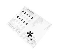 TIKODIDA Nail Art Practice Mat 40X30Cm Silicone Exercise Pad for Manicure Learning and Nail Artists