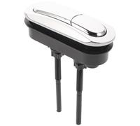 TIKODIDA Oval Dual Flush Toilet Push Button Replacement Valve with Adjustable Rod for Toilet Water Tank Parts Assorted Style