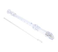 TIKODIDA Plastic Recorder Flute 8 Hole G Key Abs Material with Cleaning Rod Manual Labor-saving Playing Accurate Hole Positioning Traditional Flute for Recording and Stage Use Beginner