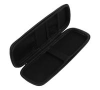 TIKODIDA Portable Eva Hard Carry Curling Tongs Storage Case for Hair Styling Tools with Rational Storage Space and Protective Design Suitable for On-the-go Styling Black Travel Hair Curler