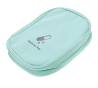 TIKODIDA Portable Pill Organizer Lightweight Medicine Storage Bag Full-Open Zipper Closure for Travel and Outdoor Activities Suitable for Camping and Emergencies