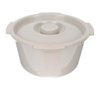 TIKODIDA Potty Chair Bucket Toilet Seat with Lid Design Pp Plastic Easy to Use Isolate Peculiar Smell Bearing 80kg Suitable for Hospital and Hotel Use for Pregnant Women and Elderly