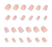 TIKODIDA Press on Nails Plastic Press on Nails Stylish Abs Quick Application Convenient for Teens Women Everyday Wear