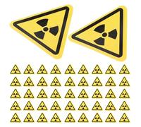 TIKODIDA Radiation Hazard Warning Labels 290Pcs, 2Cm Do Not Touch Stickers for High Voltage Electrical Boxes, Laboratory and Workshop Application