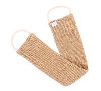 TIKODIDA Ramie Jute Bath Towel Brush Exfoliator Scrubber Long Straps for Back Cleaning Gentle Cleansing Natural Material Suitable for Shower Bathing