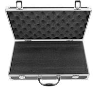 TIKODIDA Shockproof Alloy Microphone Carrying Case with Handle, Small Portable Mic Holder Storage Box for Professional Live Streaming and On-The-Go Use