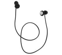 TIKODIDA Silicone Noise Reduction with Cord Stylish CD Pattern Black for Study Concerts