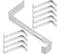 TIKODIDA Stainless Steel Roof Tile Hooks 20Pcs Anti-Slip Reverse Buckles for Ceramic Tile Fixing and Storm Protection Outdoors