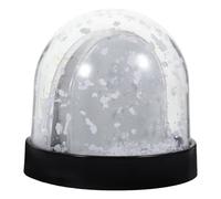TIKODIDA Sublimation Photo Snow Globe with Black Base - DIY Snow Globe Photo Frame for Birthday, Mini Snowglobe Picture Insert for Crafting and Home Décor