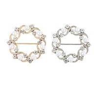 TIKODIDA T-shirt Clips Simple Elegant Style Clothing Buckles 2pcs Corner Knot Buckles Alloy Material with Smooth Surface and Sturdy Design to Secure Shirts for Women and Girls