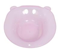 TIKODIDA Transparent Household Sitz Bath Basin for Haemorrhoid Treatment and Postpartum Care Ergonomic Large Plastic Basin with Hanging Design for Pregnant Women Elderly and Home Use