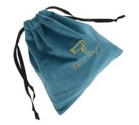 TIKODIDA Travel Hair Dryer Storage Pouch 22X25Cm Blue Waterproof Drawstring Organizer for Gym and Bathroom