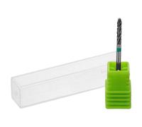 TIKODIDA Tungsten Carbide Nail Drill Bits 02C Rocket Shape Electric Nail File Drill Bit and Cuticle Care