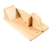 TIKODIDA Wood Sausage Manual Sausage Lightweight Wooden Handle Stainless Steel Accurate Cutting Tool for Picnic and Camping Hot Dog and Salami