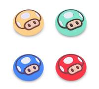 TIKOdirect Cute Thumb Grip Caps Compatible with Switch Joy-con/OLED/Switch Lite, Kawaii Joystick Cap Grip 4PCS Soft Silicone Protective Ergonomic Button Cover, Red
