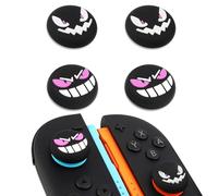 TIKOdirect Thumb Grip Caps for Nintendo Switch 2 / Switch 2 Pro Controller, 4PCS Kawaii Cute Joystick Cap Grip Soft Silicone Joycon Button Cover Switch 2 Accessories, Black G