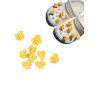 tikono For Clogs 3D Popcorn Shoe Charms, 9 pcs Fake Popcorn Food Charms for Clogs Adults, Fun and Cute Shoe Charms for Movie Lovers