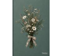 TIKOU: Vintage Floral Journal with Lined Pages, Elegant Botanical Notebook for Writing, Notes, Ideas and Everyday Thoughts